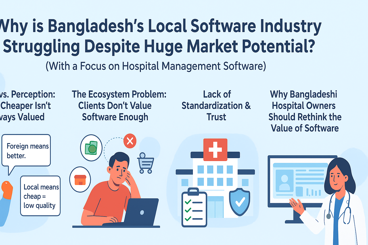  Why is Local Software Industry Struggling Despite Huge Market Potential in Bangladesh